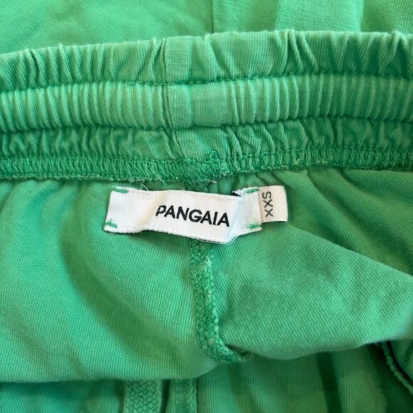 Pangaia Organic Cotton Shorts Green Pull On Loungewear Casual Womens Size XXS - Picture 6 of 7